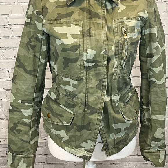 GAP Jacket 100% Cotton Camouflage Jean- XS - Picture 3 of 5